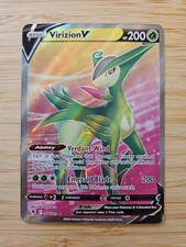 Virizion V 164/189 Astral Radiance NM Full Art Pokemon Card