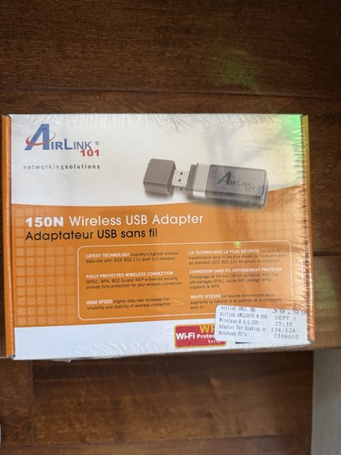 Sealed New Airlink101 AWLL6070 150N Wireless USB Adapter WiFi LAN - Picture 6 of 6