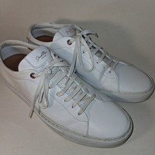 Good Man Brand Edge Italian Leather Low Top Sneaker White Men  s Size 8.5 Italy