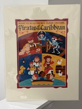 Disney Parks Dave Perillo Pirates Of The Caribbean Avast Scallywags 14x18” Print