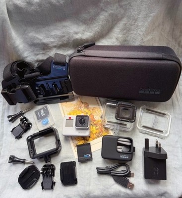 GoPro Hero7 Black Action Camera Limited Edition Dusk White+Chesty
