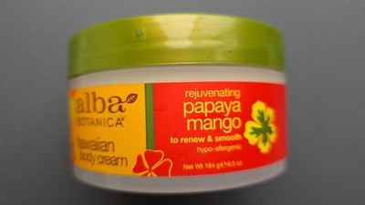 ALBA BOTANICA Hawaiian Body Cream REJUVENATING PAPAYA MANGO NEW 