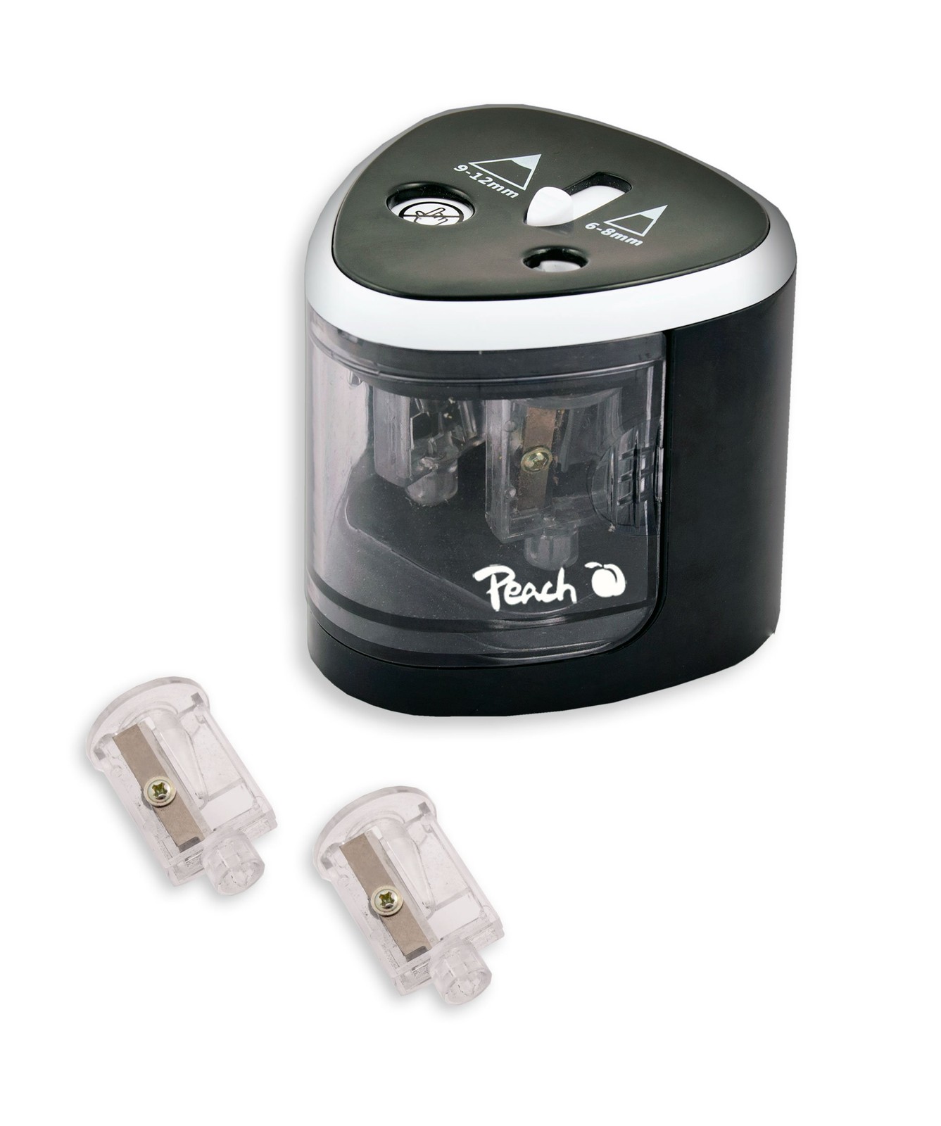 Peach PO102 electric universal sharpener   incl. spare parts   for all pencils