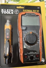 Digital Multimeter And Volt Tester. Klein Tools Electrical Test Kit
