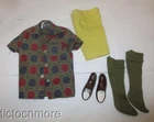 VINTAGE BARBIE KEN DOLL FASHION CLOTHES #783 SPORTS SHORTS COMPLETE SHOES