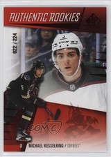 2023 Upper Deck SP Game Used Authentic Rookies Red /224 Michael Kesselring 17ar