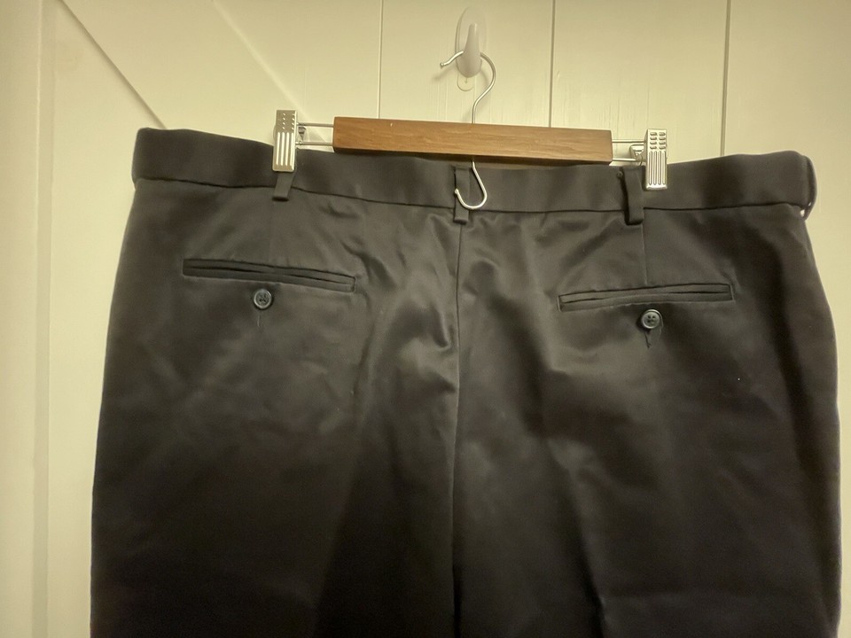 Perry Ellis Portfollio Mens Black Cotton Pants 42x32 eBay