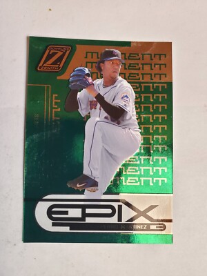 2005 Donruss Zenith Epix Pedro Martinez Green Moment 43/50 Card # E13
