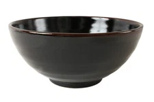 Mino ware Japan Ceramics Jumbo Noodle Bowl Yuzu Tenmoku Black Matte ( 1500ml )