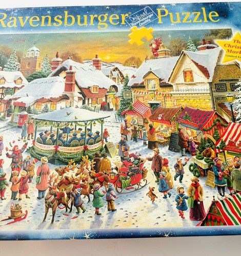 Ravensburger 1000 piece The Christmas Market Limited Edition 2007 NEW IN PLASTIC - Picture 2 of 5