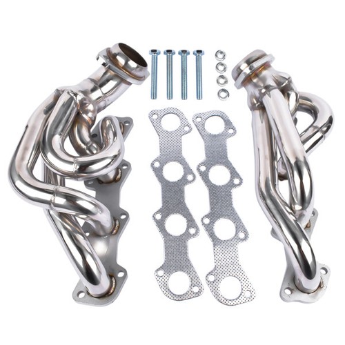 US/Stainless Steel Exhaust Manifold Headers Ford F-150 F-250 Expedition 5.4L 199