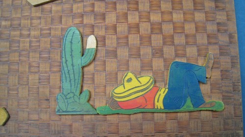Vintage Souvenir Resting Mexican Wooden Guest Book Photo Album Scrap Book - Picture 6 of 10