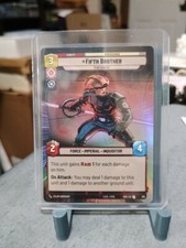 Star Wars Unlimited SOR Fifth Brother Fear Hunter 395 Hyperspace Foil NM+
