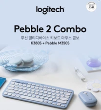 Logitech Korea PEBBLE 2 Combo Wireless Keyboard Mouse Set