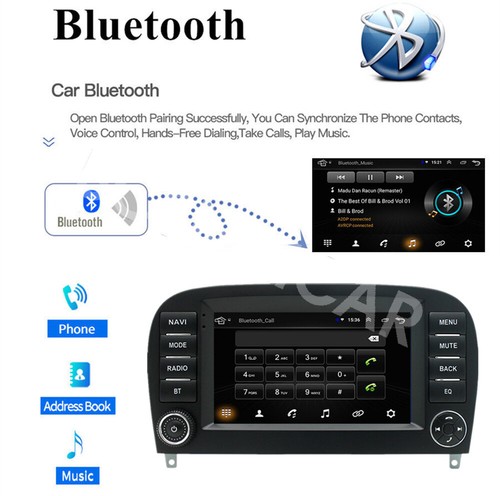 Android 13 Touch Screen 4+32G Fit For Mercedes Benz R230 SL600 SL65 2005-2012 - Picture 12 of 22