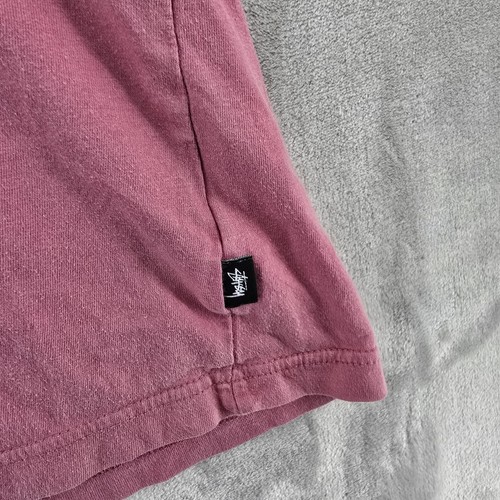 Stussy 8 Ball Mens Short Sleeve Pocket T Shirt Rose Color Size Large - Picture 4 of 7