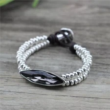 Handmade Uno STYLE De Único 50's Bracelet GRAY (B14)