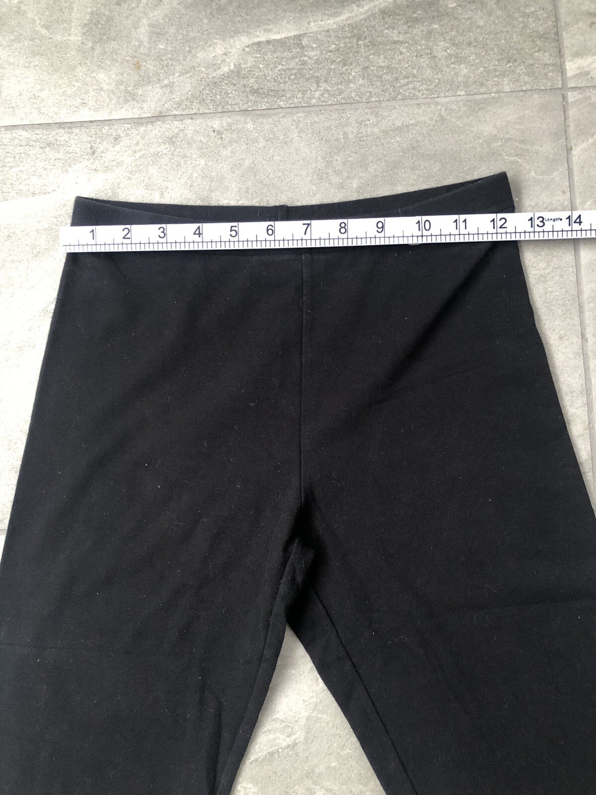 FILA Joggers Sportivo Donna Nero Leggings Stampa Logo Elasticizzato Vita Piccolo