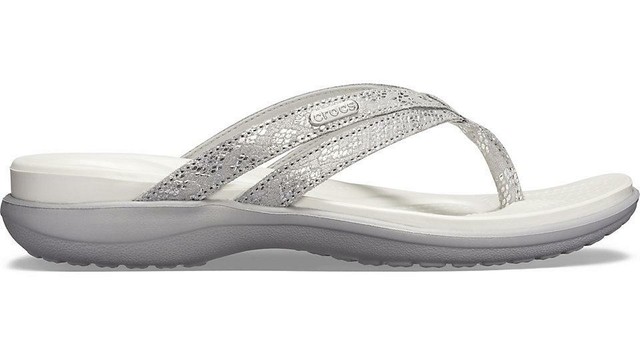 crocs capri strappy flip