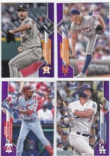 2020 Topps Series 1 & 2 Purple Parallels - You Pick - Meijer [Read Description]