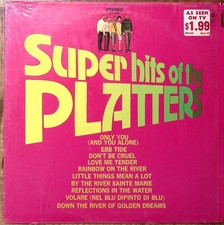 THE PLATTERS SUPER HITS OF THE PLATTERS PICKWICK EXC W/SHRINK VINYL LP 191-59