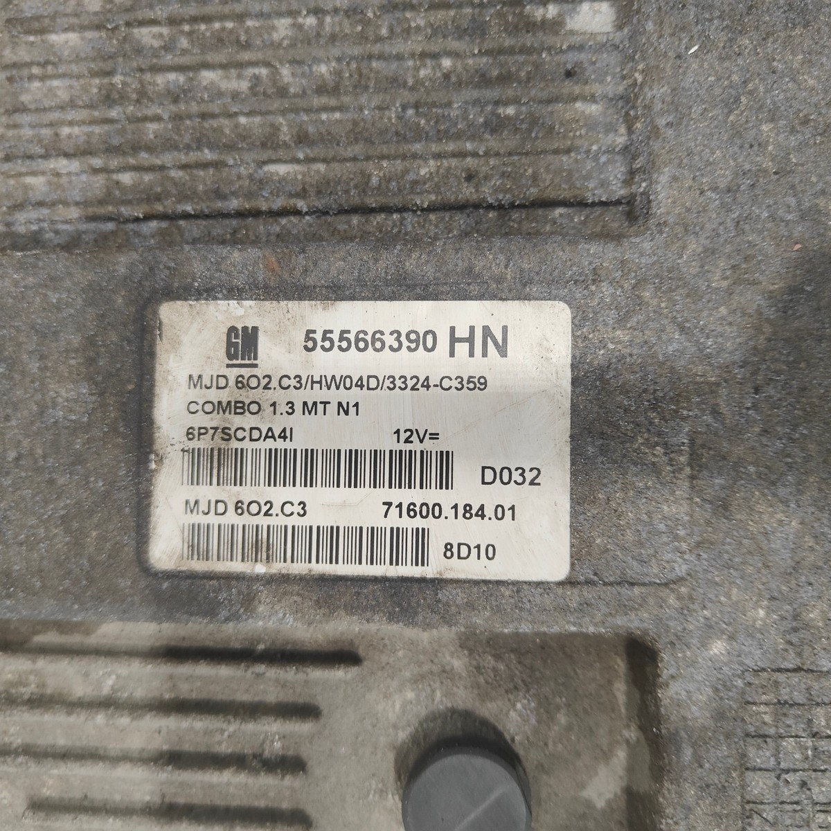 【OPEL】コイン3枚セット ECU ENGINE CONTROLLER OPEL CORSA D 1.3 CDTI Z13DTH MAGNETI