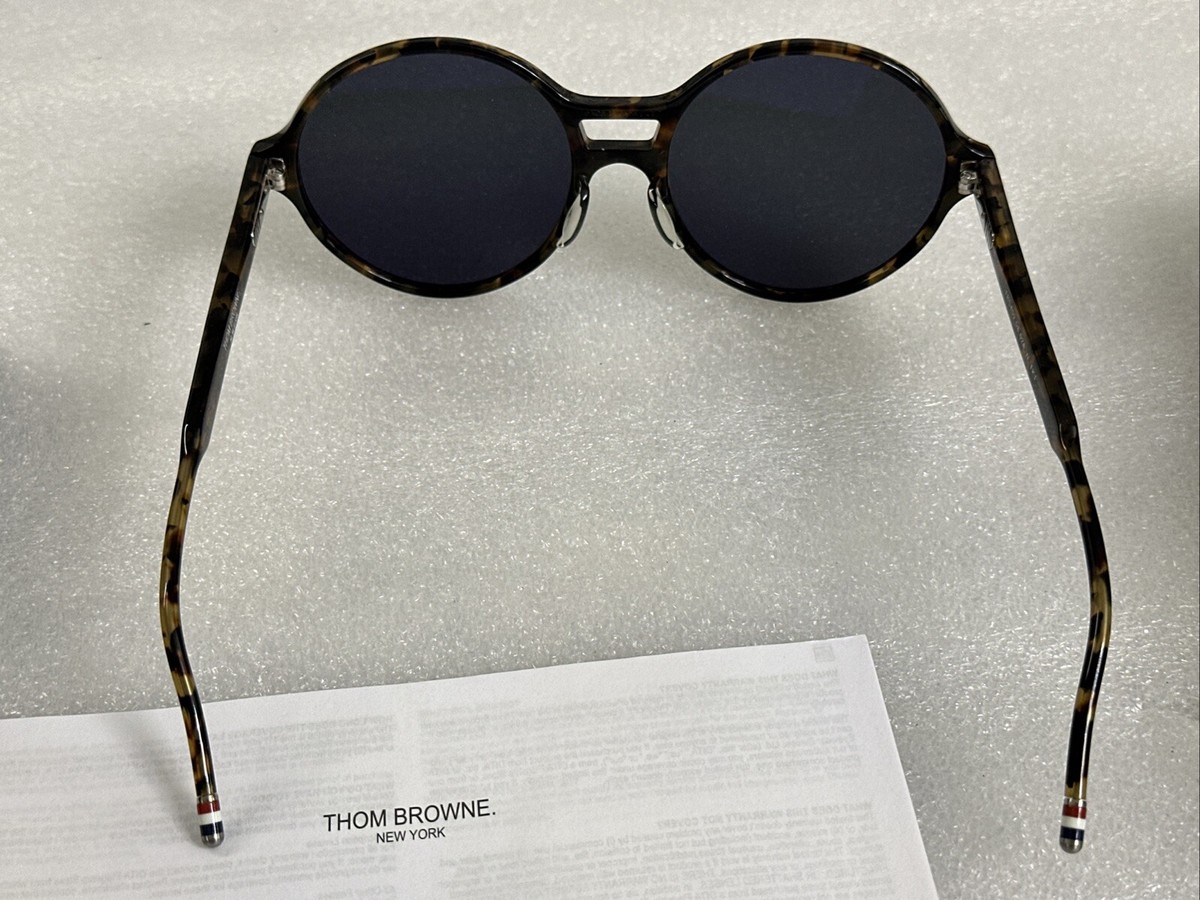 トムブラウン サングラス ラウンド TBS409-58-02 TKT 日本製 New THOM BROWNE TBS409-58-02A TKT Tokyo Tortoise Sunglasses