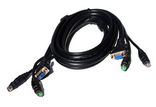 6FT Belkin Molded 3-In-1 KVM Cable VGA PS/2