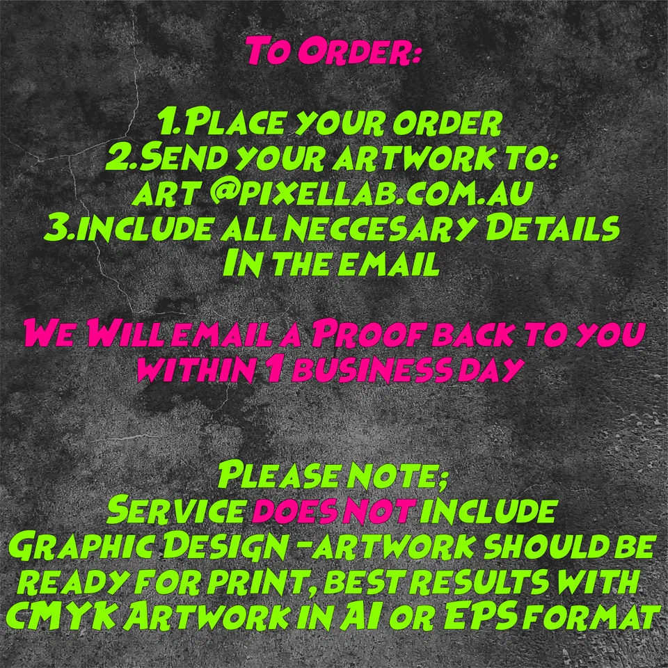 CUSTOM LOGO STICKER White Round Square Custom Shaped Multiple Sizes Full Colour - image 2 of 4