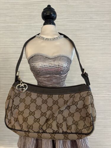 Gucci Beige/Brown GG Supreme Canvas Mini Bag
