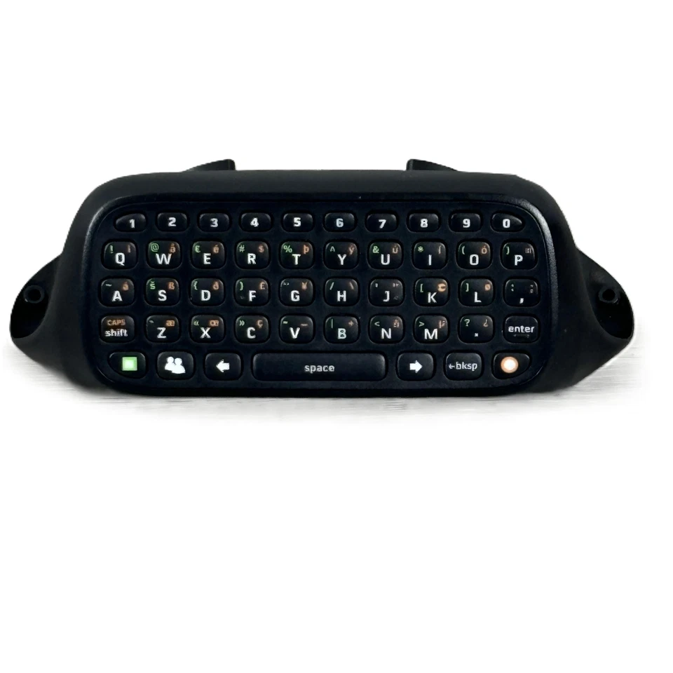 Microsoft Xbox 360 Chatpad X852479001 Black QWERTY Keyboard Gaming Controller - Image 2 of 4