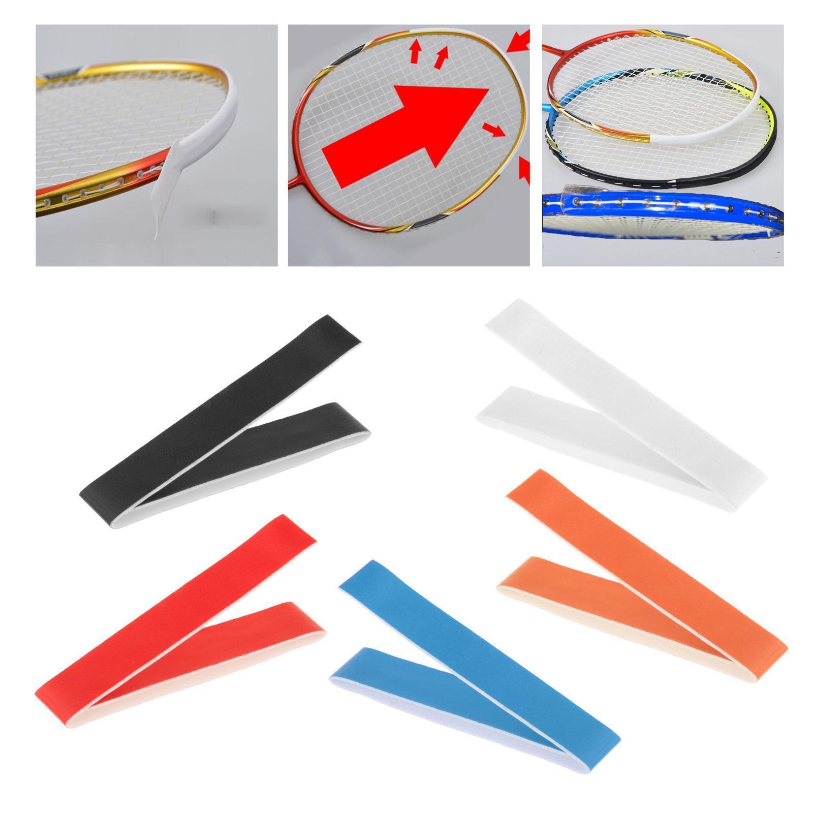 Width 12mm Badminton Tennis Racket Head Protector Sticker Frame