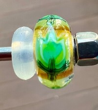 Trollbead green tulip unique original event only