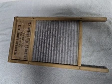 Vintage Sunnyland Wood Washboard