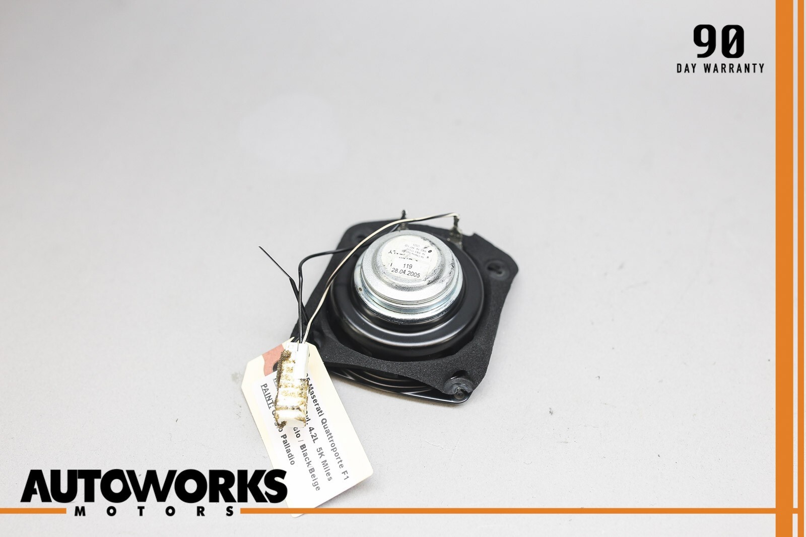 03-13 Maserati Quattroporte M139 Dashboard Dash Center Audio Speaker Bose OEM