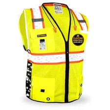 KwikSafety BIG KAHUNA DIGITAL Limited Edition Safety Vest ANSI OSHA Class 2