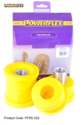2 x Powerflex PFR5-522 hintere Hinterachslager Tonnenlager BMW e39 Limo (Nr.22)