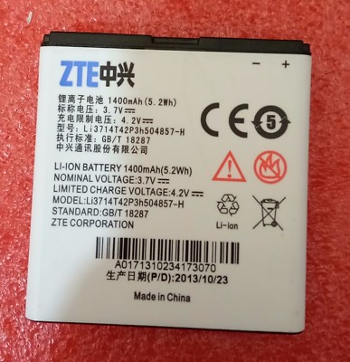 Li-ion Battery Pack Fits ZTE V768C, Li3715T42P3h504857