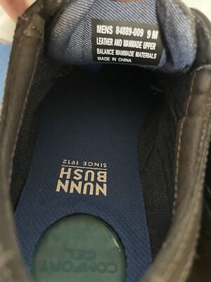 ✓ Nunn Bush Men's Size US 9 Casual Dress Shoes Formal Oxford