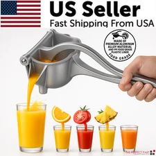 Heavy Duty Metal Manual Juicer Fruit Juice Squeezer For Pressing Lemons Oranges