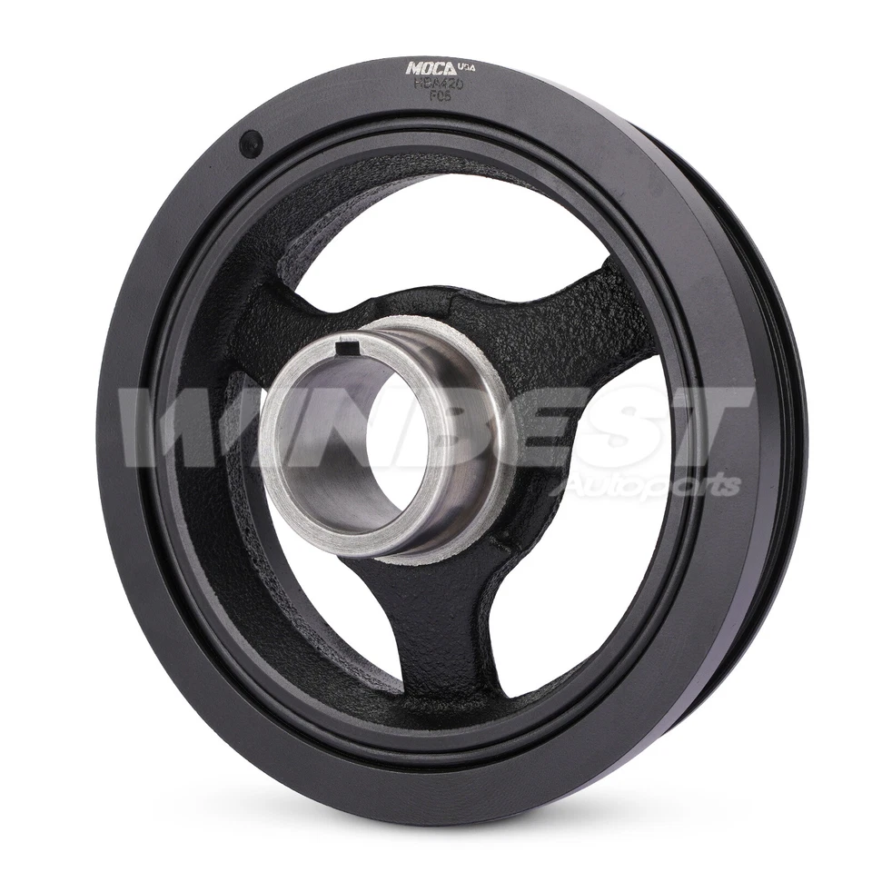 Kit de componentes de cinturón serpentino equilibrador armónico para Buick Cadillac GMC Saturn Foto 2 de 4