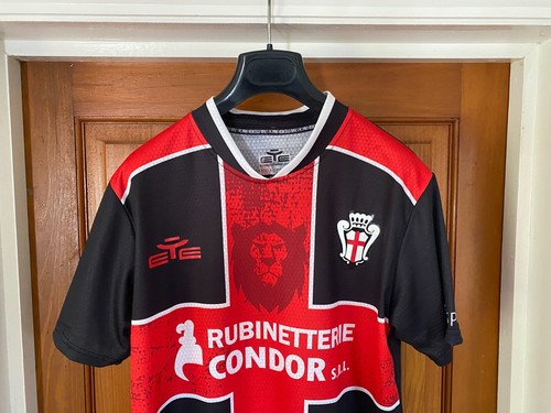 Trikot 2020/21 FC Pro Vercelli 1892 Auswärtstrikot Größe M Italien Fußball Serie C - Bild 2 von 12