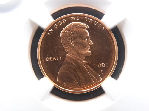 IMPRESSIVE NGC GRADED 2002-S LINCOLN 1 CENT PROOF 69 RD. ULTRA CAMEO COIN
