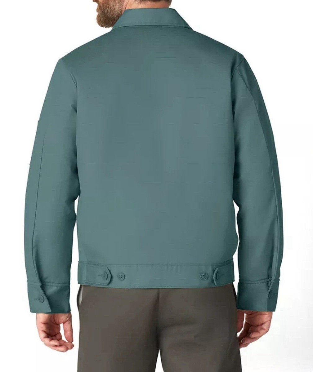 NEW! Dickies Men's Eisenhower Zip Up Work Jacket Lincoln green NWT