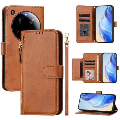 For Xiaomi 15 Ultra Multi-Card Slots Zipper Wallet Leather Phone Case COVER