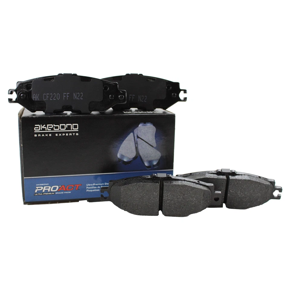 Pastillas de freno traseras de cerámica Akebono ProAct para Toyota Supra Lexus GS/SC300 LS/SC400 Foto 3 de 4