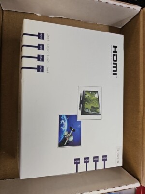 3 port HDMI Switch 3x Switcher Splitter 4K 1080P IR Remote