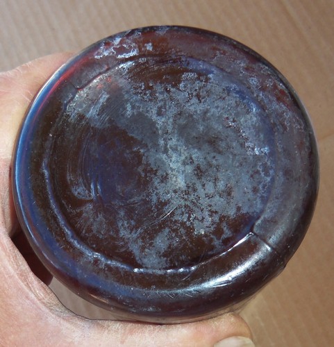 Post Civil War M.D. USA Medical Dept. Amber Quart Bottle - Picture 3 of 9