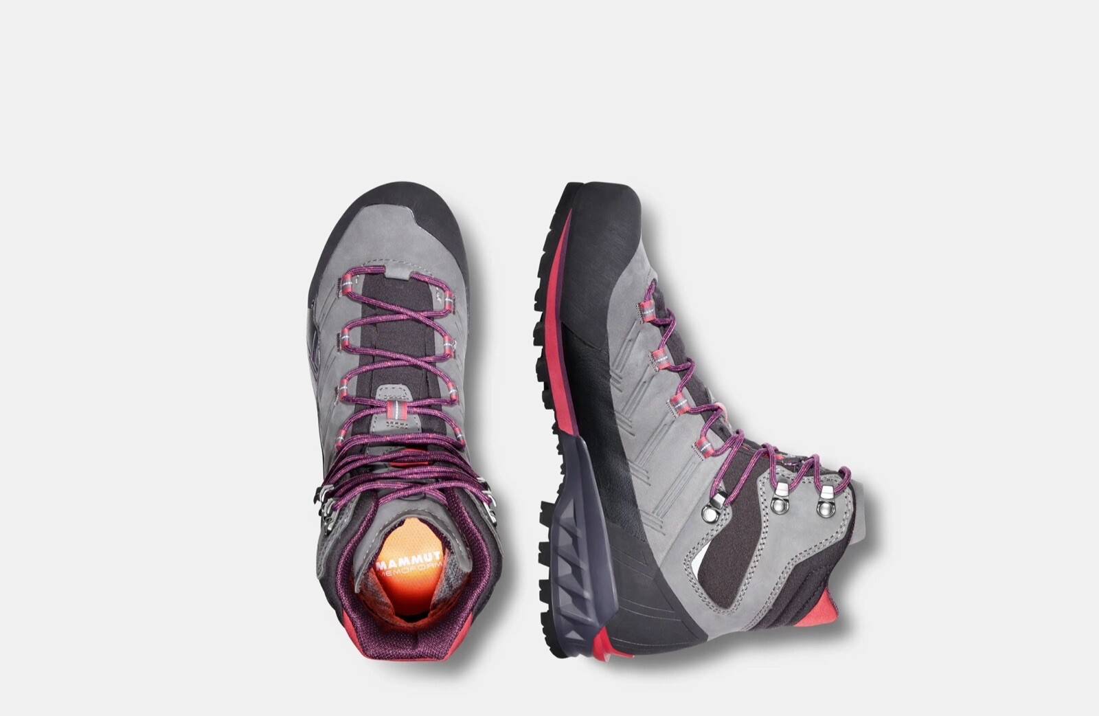 Botas altas de senderismo/montañismo GTX para mujer Mammut Kento Guide talla 6 grises nuevas en caja