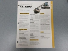 Gradall XL 3200 Excavator 4 Page Brochure